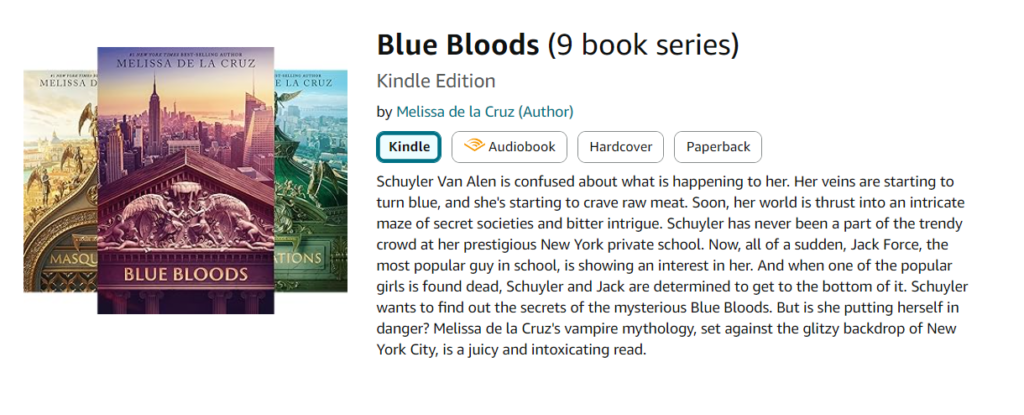 blue bloods book series in order