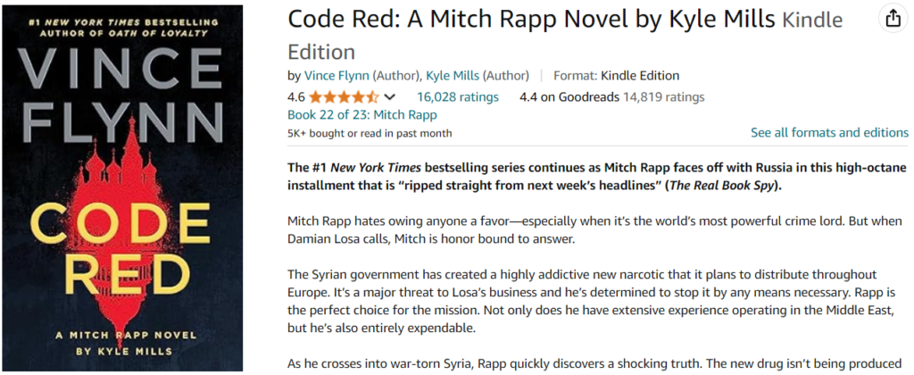 Code Red (Mitch Rapp Book 22)