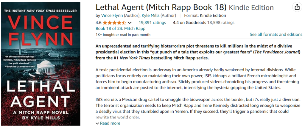 Lethal Agent (Mitch Rapp Book 18)